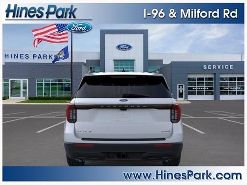 Space White Metallic 2026 Ford Explorer Active