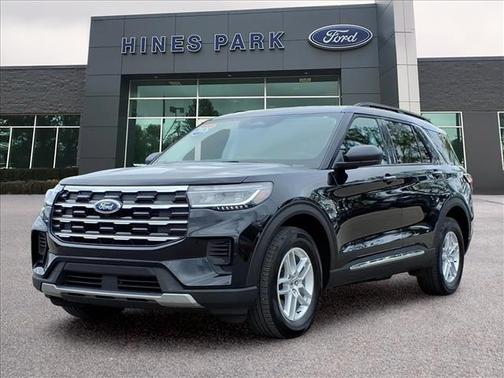 AGATE BLACK METALLIC 2025 Ford Explorer ACTIVE