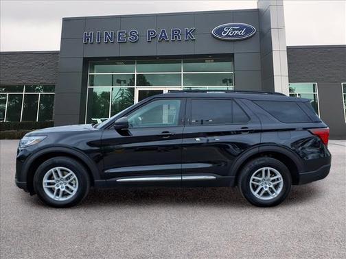 AGATE BLACK METALLIC 2025 Ford Explorer ACTIVE