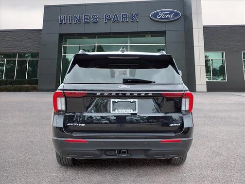 AGATE BLACK METALLIC 2025 Ford Explorer ACTIVE