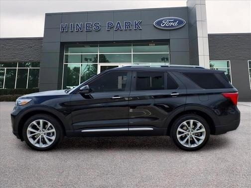 AGATE BLACK METALLIC 2023 Ford Explorer PLATINUM
