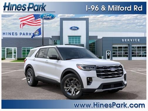 Star White Metallic Tri-Coat 2027 Ford Explorer Active