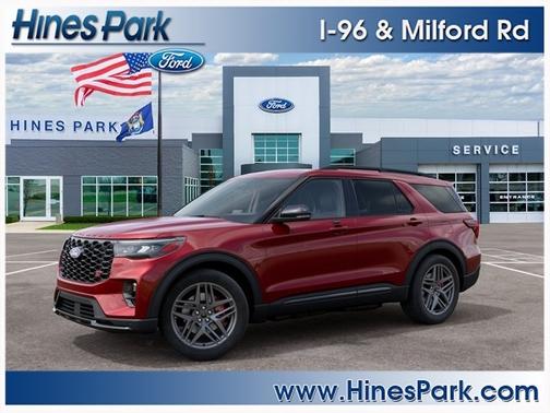 Ruby Red Metallic Tinted Clearcoat 2027 Ford Explorer ST