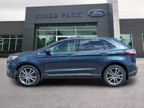 STONE BLUE METALLIC 2024 Ford Edge TITANIUM
