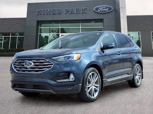 STONE BLUE METALLIC 2024 Ford Edge TITANIUM