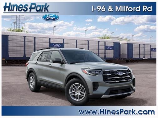 Avalanche Gray 2027 Ford Explorer Active