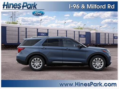 Vapor Blu Met 2027 Ford Explorer Platinum