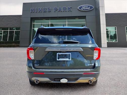 Forged Green Metallic 2023 Ford Explorer XLT