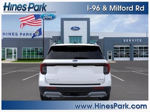 Star White Metallic Tri-Coat 2026 Ford Explorer Platinum