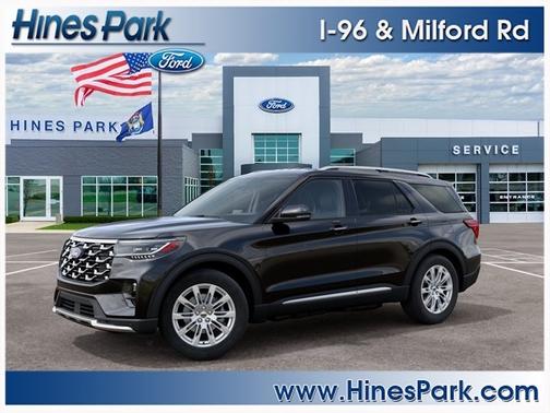 Agate Black 2027 Ford Explorer Platinum
