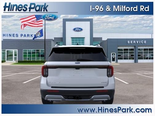 Space White Metallic 2026 Ford Explorer Platinum
