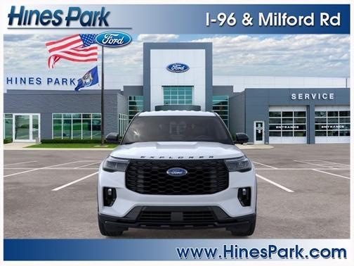 Space White 2026 Ford Explorer ST-Line