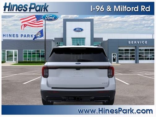 Space White 2026 Ford Explorer ST-Line