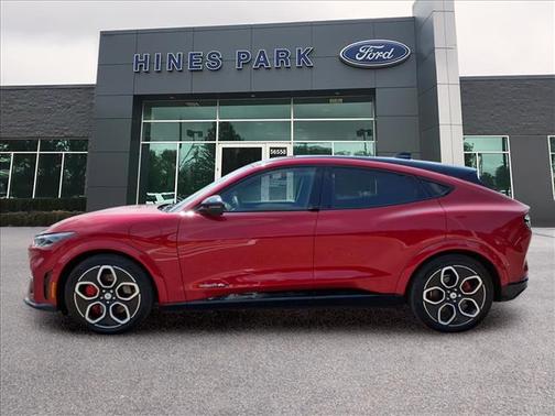 Rapid Red Metallic Tinted Clearcoat 2023 Ford Mustang Mach-E GT