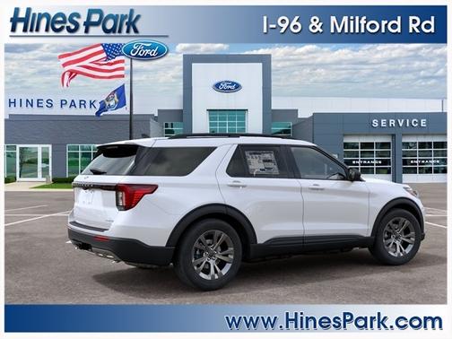 Star White Metallic Tri-Coat 2027 Ford Explorer Active