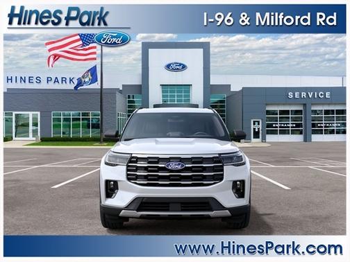 Star White Metallic Tri-Coat 2027 Ford Explorer Active