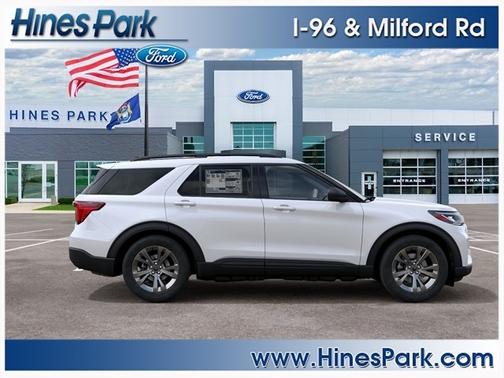 Star White Metallic Tri-Coat 2027 Ford Explorer Active