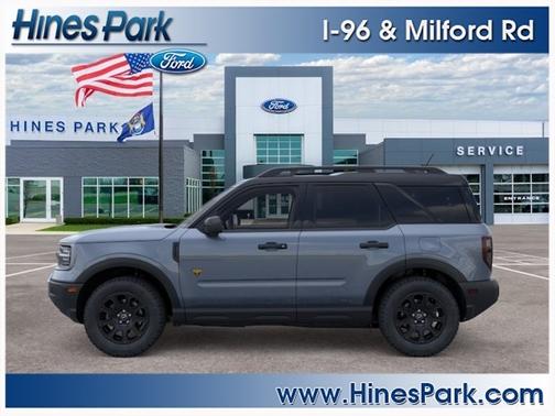 Azure Gray Metallic Tri-Coat 2026 Ford Bronco Sport Badlands