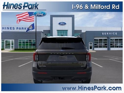 Agate Black Metallic 2026 Ford Explorer Active