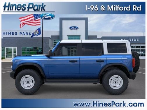 Velocity Blue Metallic 2026 Ford Bronco Heritage Edition