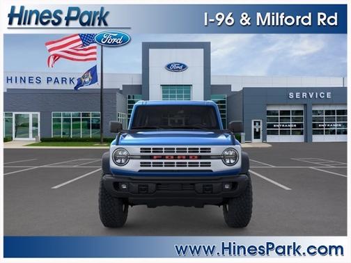 Velocity Blue Metallic 2026 Ford Bronco Heritage Edition