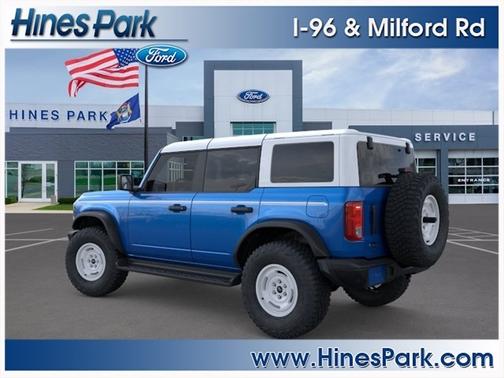 Velocity Blue Metallic 2026 Ford Bronco Heritage Edition