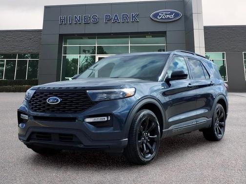 STONE BLUE METALLIC 2024 Ford Explorer ST-LINE
