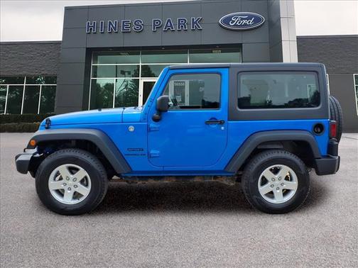 Hydro Blue Pearlcoat 2016 Jeep Wrangler Sport