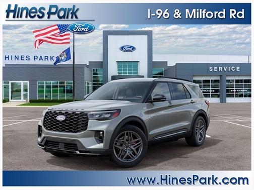 Avalanche Gray 2027 Ford Explorer ST-Line