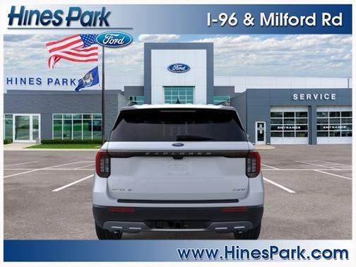 Space White Metallic 2026 Ford Explorer Active