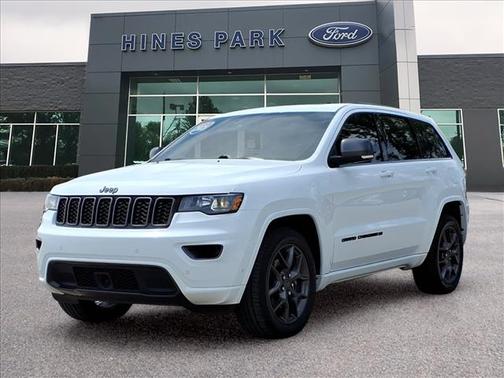 Bright White Clearcoat 2021 Jeep Grand Cherokee 80th Anniversary 4x4