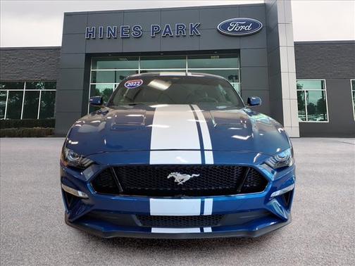 Grabber Blue 2022 Ford Mustang GT Premium