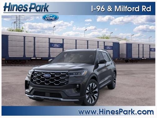 Agate Black 2026 Ford Explorer Platinum