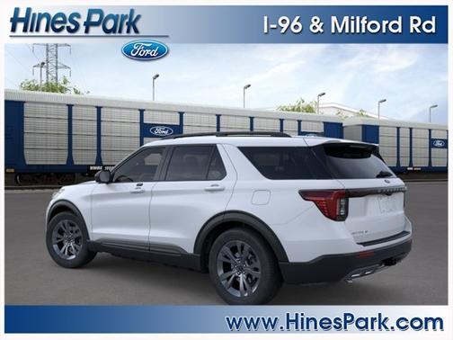 Space Wht Met 2026 Ford Explorer Active