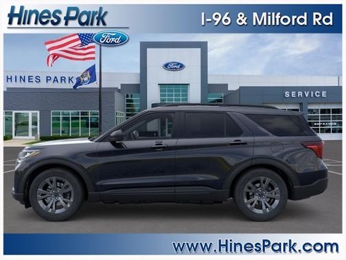 Agate Black Metallic 2026 Ford Explorer Active
