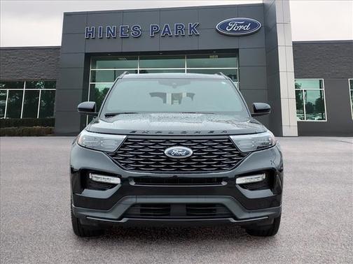 AGATE BLACK METALLIC 2023 Ford Explorer ST-LINE