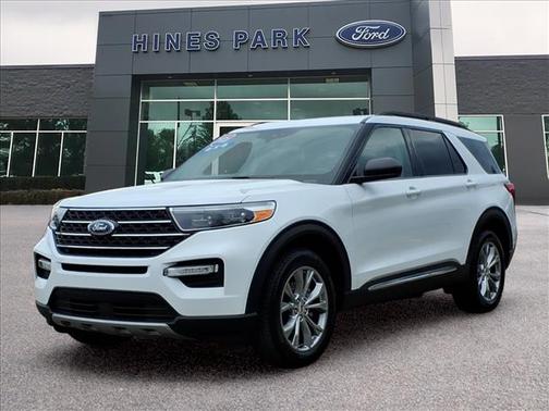 Oxford White 2021 Ford Explorer XLT