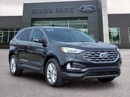 AGATE BLACK METALLIC 2024 Ford Edge TITANIUM