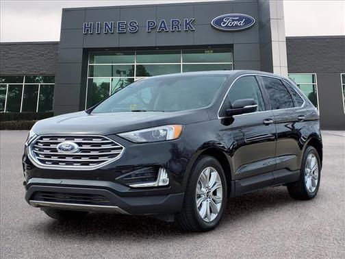 AGATE BLACK METALLIC 2024 Ford Edge TITANIUM