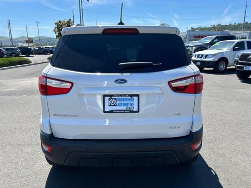 White Platinum Clearcoat Metallic 2018 Ford EcoSport SE