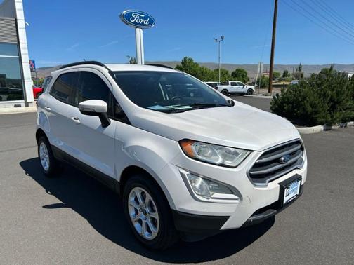 White Platinum Clearcoat Metallic 2018 Ford EcoSport SE