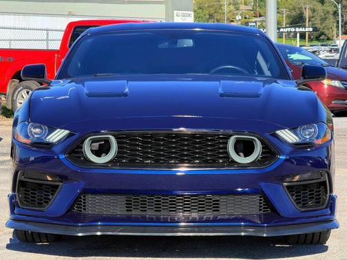 Blue 2019 Ford Mustang EcoBoost Premium