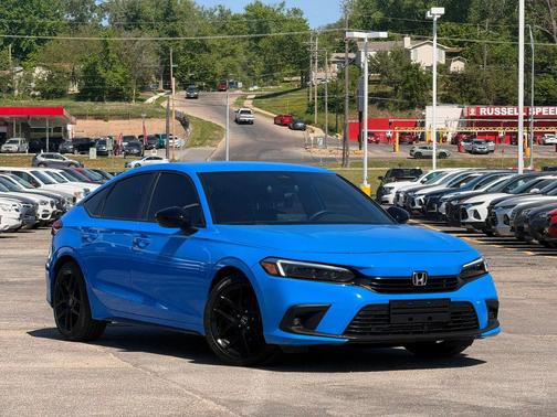 Boost Blue Pearl 2024 Honda Civic Sport