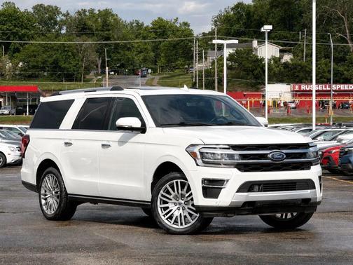 Star White Metallic Tri-Coat 2022 Ford Expedition Max Limited