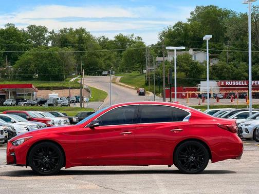 Dynamic Sunstone Red 2022 INFINITI Q50 3.0t SENSORY