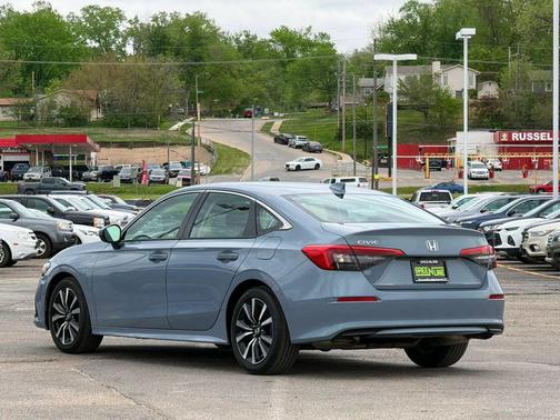 Gray 2024 Honda Civic EX