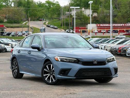 Gray 2024 Honda Civic EX