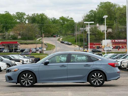 Gray 2024 Honda Civic EX