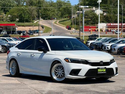Platinum White Pearl 2022 Honda Civic Sport
