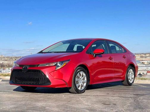 Barcelona Red Metallic 2020 Toyota Corolla LE
